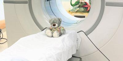 Beary has a CT scan